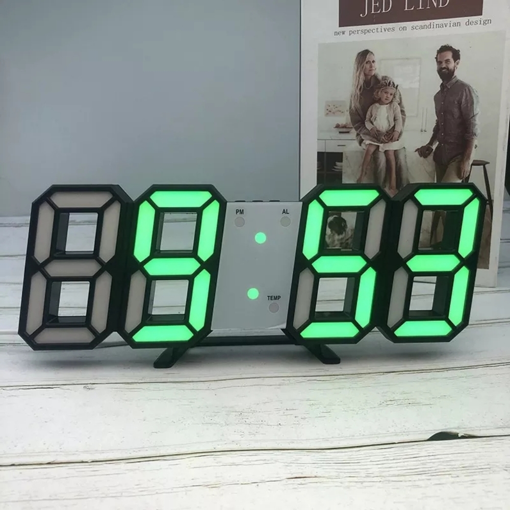 3D LED Digital Clock - Picture 5 of 8